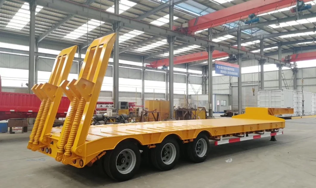 Luen 3 Axle 55tons Transport Vehicle for Low Bed Truck Trailer