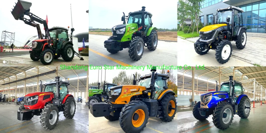 4WD 50HP Orchard Tractor Small Four Wheel Farm Tractor Garden Tractor Walking Tractor Mini Tractor for Agricultural Machinery Machine Es5048g CE