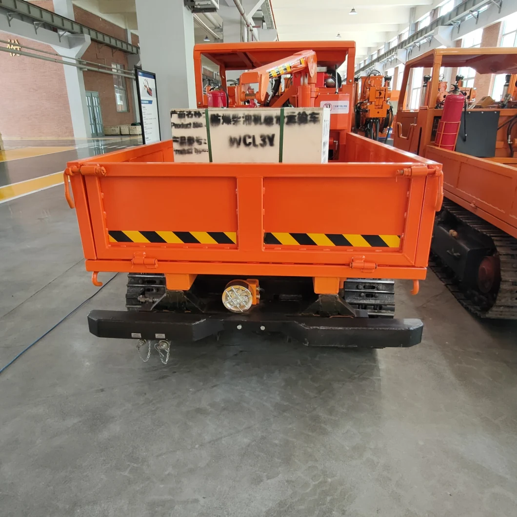 Two-Way Driving, Self-Contained Lifting Arm, Small Turning Radius, Explosion-Proof Crawler Transport Vehicle for Coal Mine