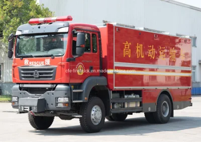新品の Sitrak 4X4 救助資機材輸送車