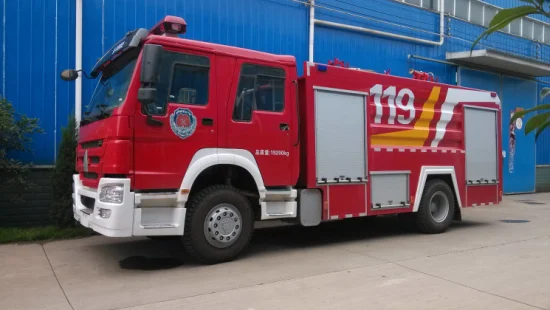 8トン Sino トラック HOWO Jy80 緊急救助消防車 オリジナル米国チャンピオン N16800xf 電動ウインチ付き